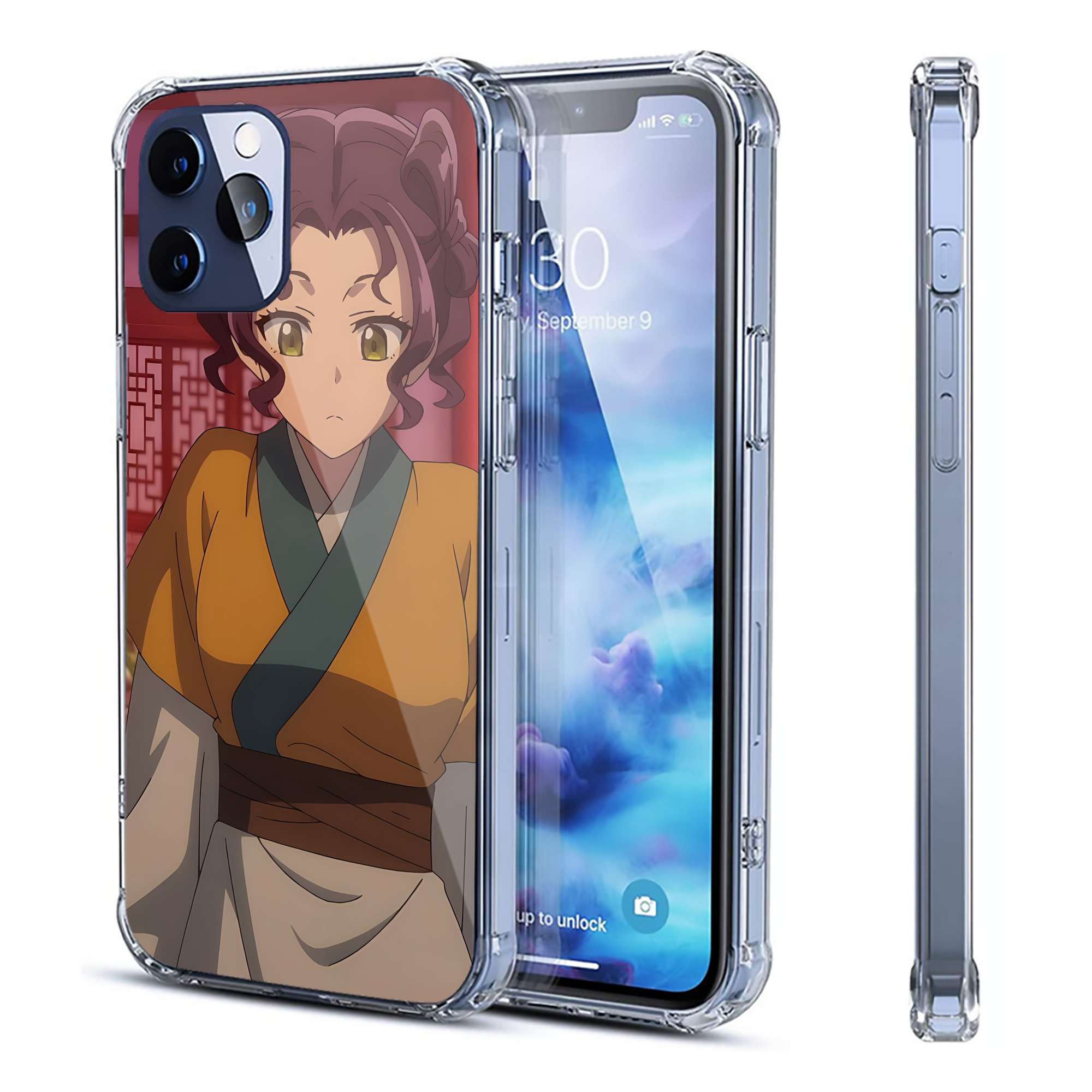 （画像用） 薬屋のひとりごと The Apothecary Diaries 【iPhone 12シリーズ対応】透明スマホケース（クリアソフトケース）